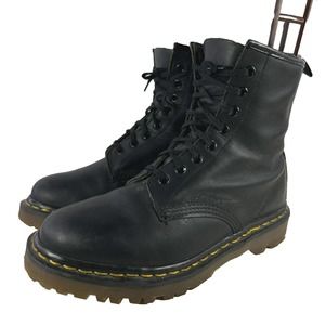 VTG Dr. Martens 1460 Made In England Boot US 6 Ladies Black Leather Combat Boots
